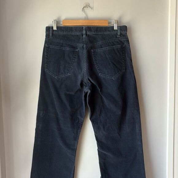 EXPRESS Mens Y2K Blue Corduroy Jeans Pants 32 - Picture 7 of 8